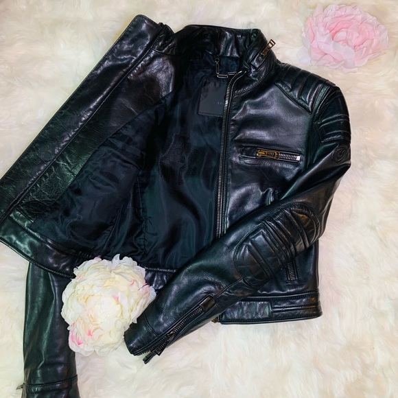 New Without Tag Belstaff Leather Biker Jacket - Picture 2 of 10